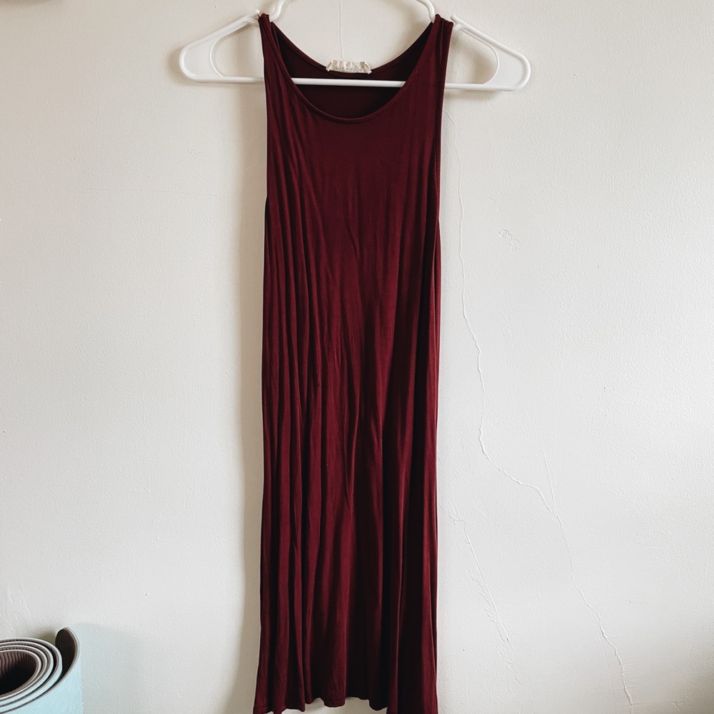Burgundy Dress